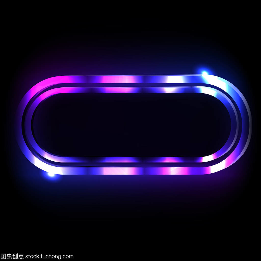 暗夜霓虹 光影迷宮中的抽象詩篇
